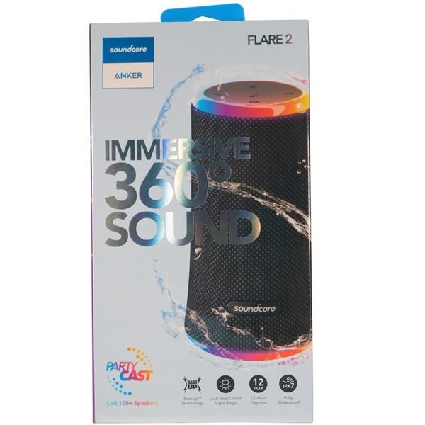 Pending, Anker Soundcore Flare 2 Bluetooth Speaker - Black