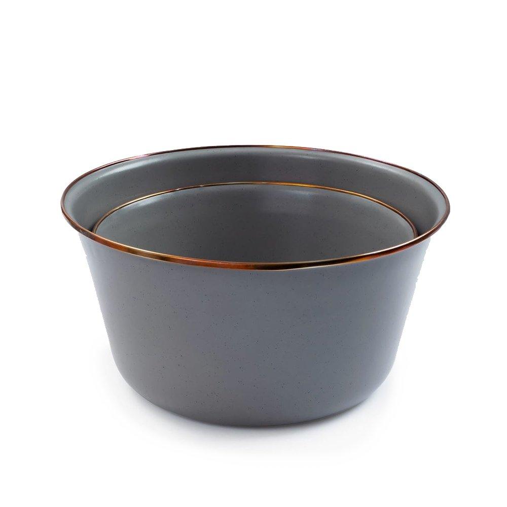 Barebones, Barebones Enamel Mixing Bowl - Set of 2