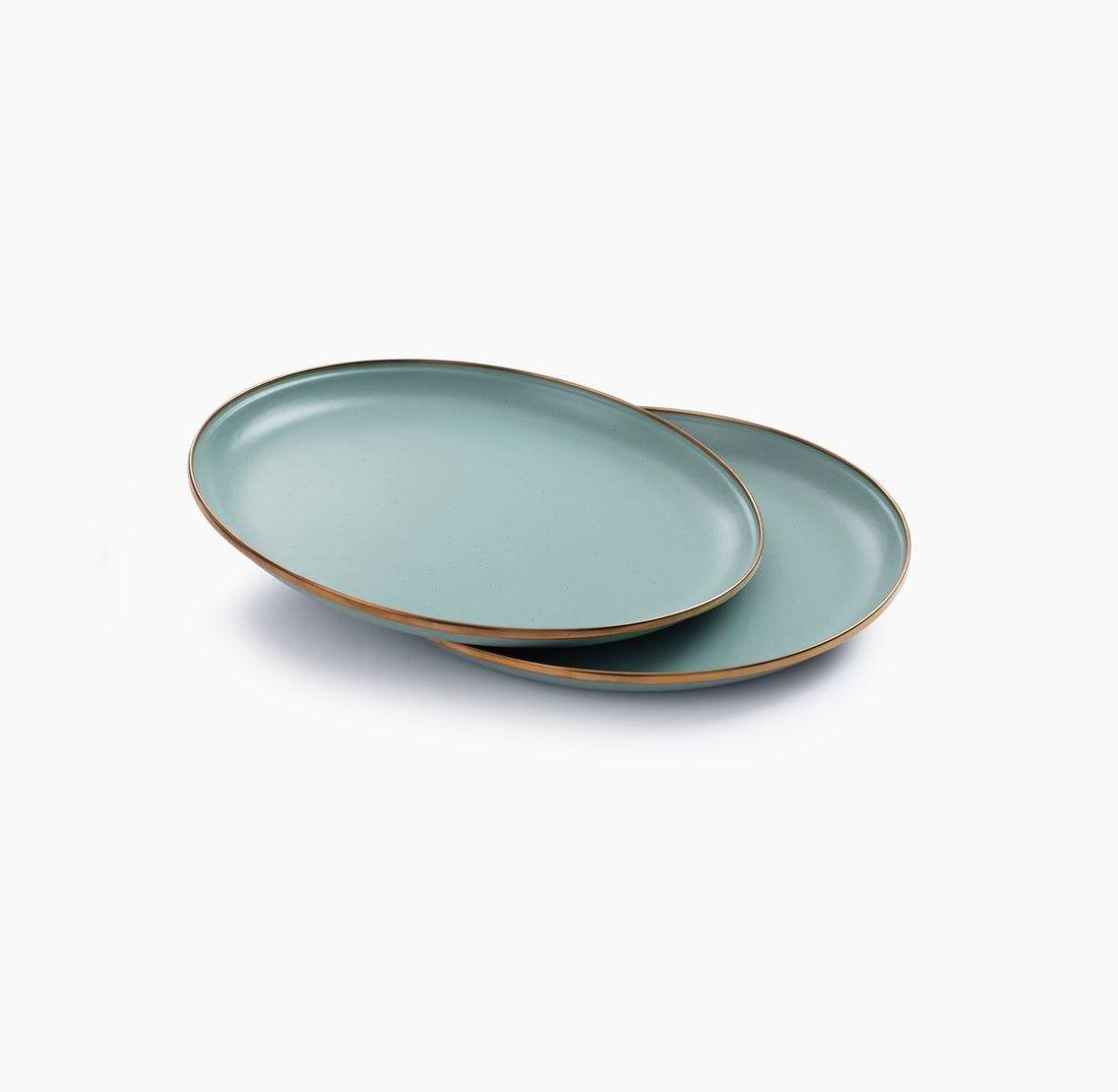 Barebones, Barebones Enamel Salad Plate - Set of 2