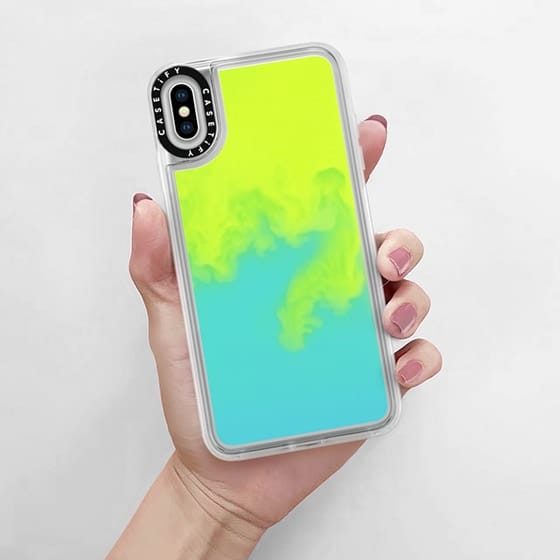 CASETiFY, CASETiFY Neon Sand Liquid Case for IPhone Xs Max