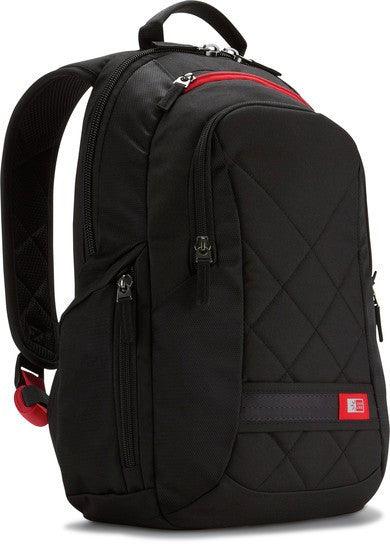 Case Logic, Case Logic Sporty Polyester 14" Backpack DLBP114 - Black