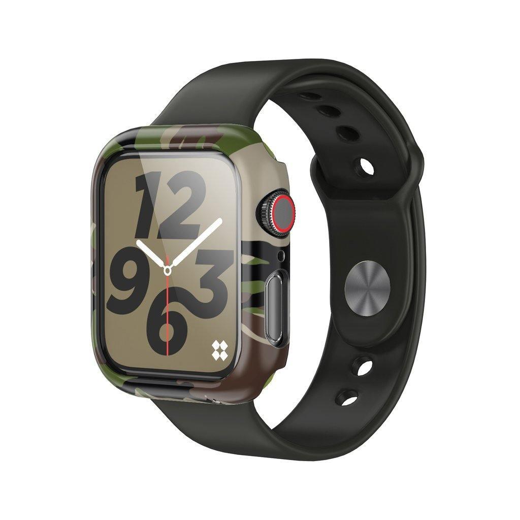 Case Studi, CaseStudi Apple Watch (40MM) Prismart Case Series 4/5 - CAMO WOOD