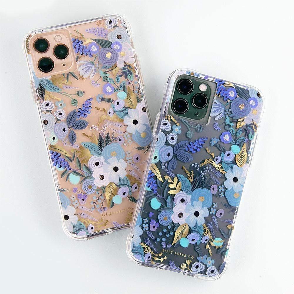 Casemate, Casemate Rilfle Paper Co. iPhone 13 (6.1") case - Garden Party Blue