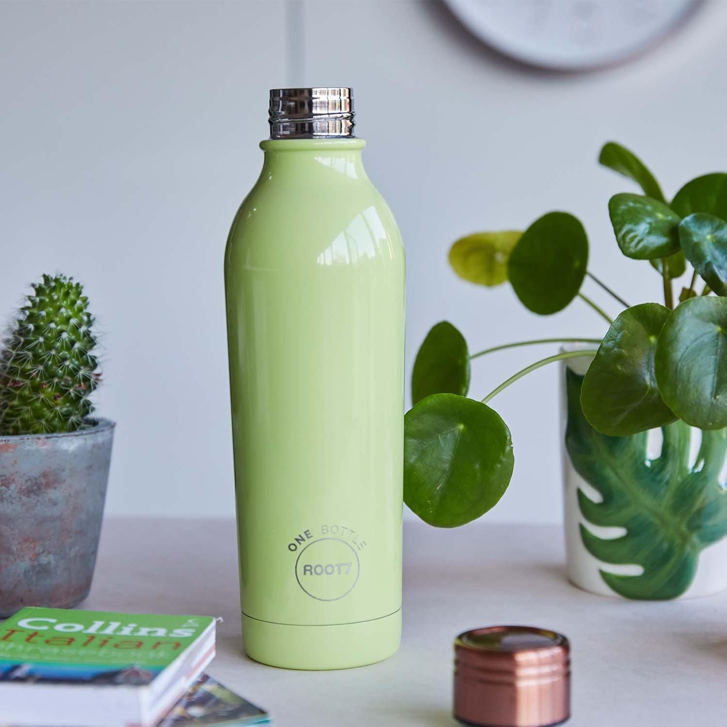 Root7, (Clearance) Root7 OneBottle® Avocado Green Double-Walled Stainless Steel Water Bottle 500ml