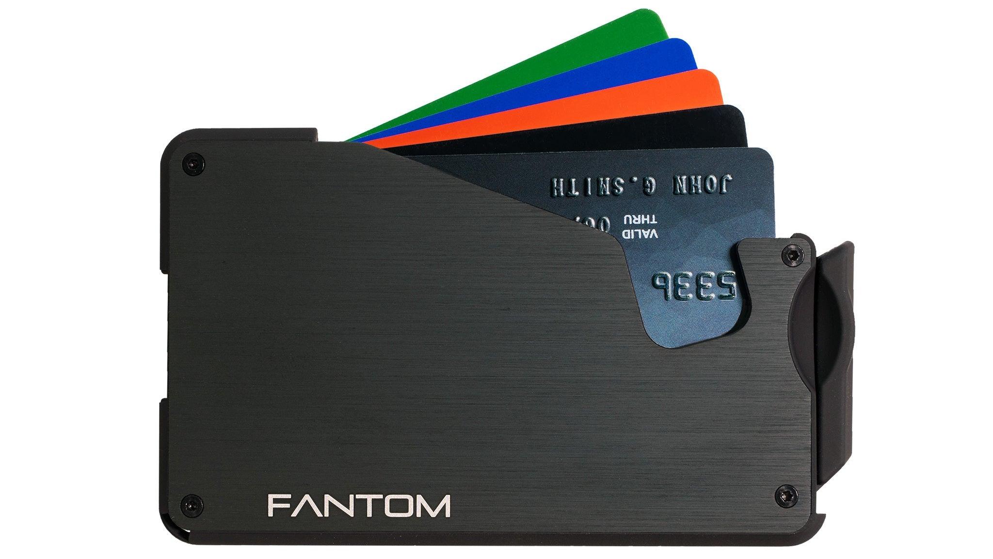 FANTOM, Fantom S - Aluminum Minimalist Wallet with Coin Holder