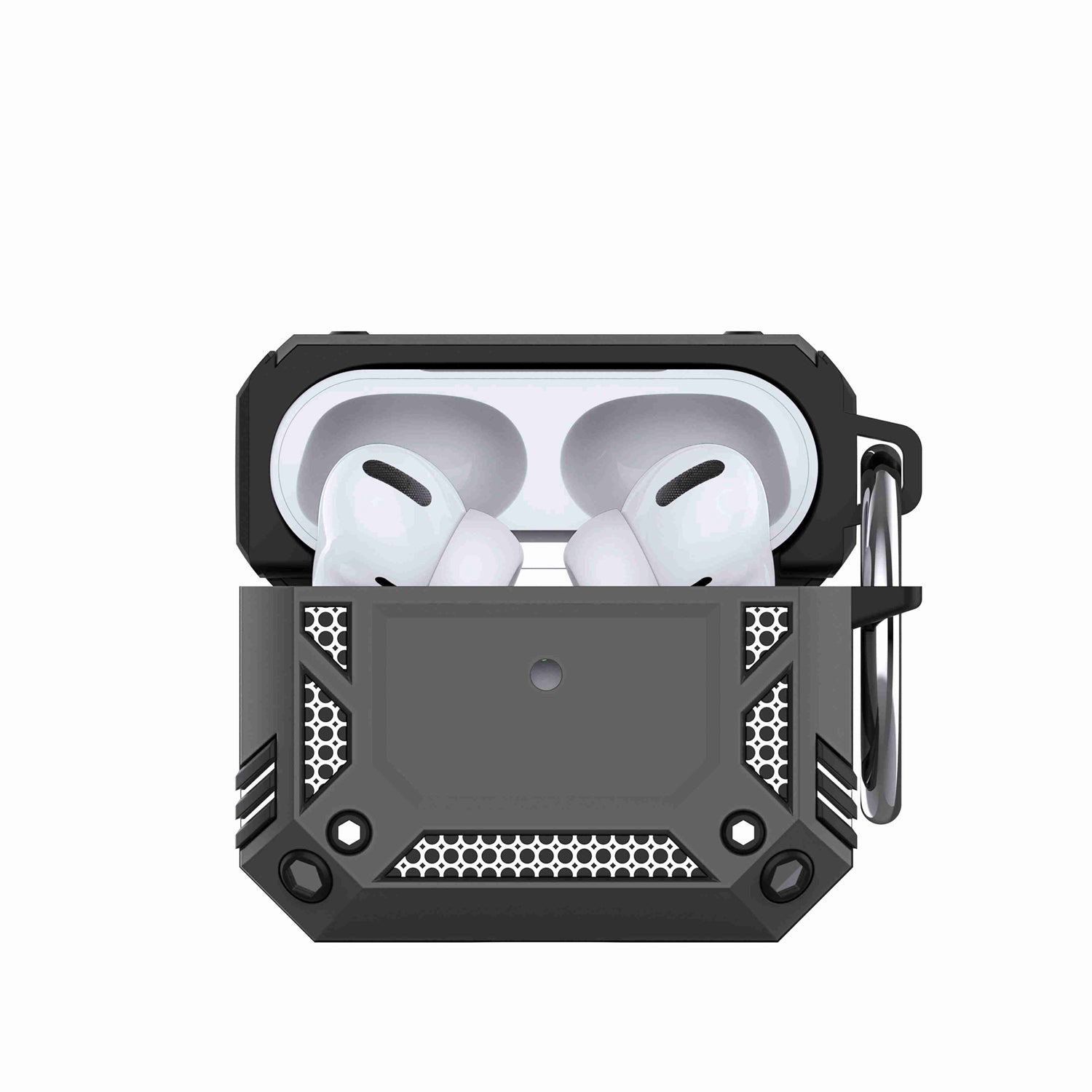 HRWireless, For AirPods 3 Machine Hybrid ShockProof With Metal Hook Case Cover