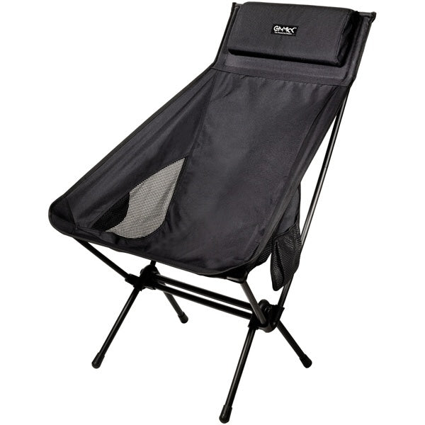 Gimmick, Gimmick Folding Chair with headrest (Black Colour)