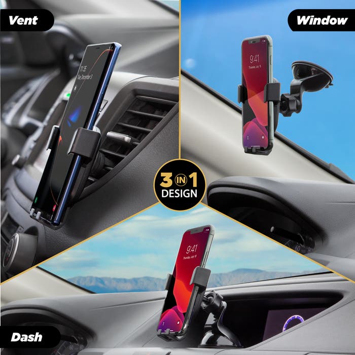 Scosche, GravityDrop 3-in-1 Window/Dash/Vent Mount Kit | SCOSCHE