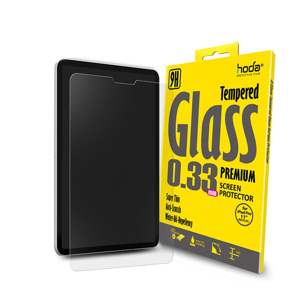 Hoda, Hoda 0.33mm Clear Tempered Glass Screen Protector for iPad