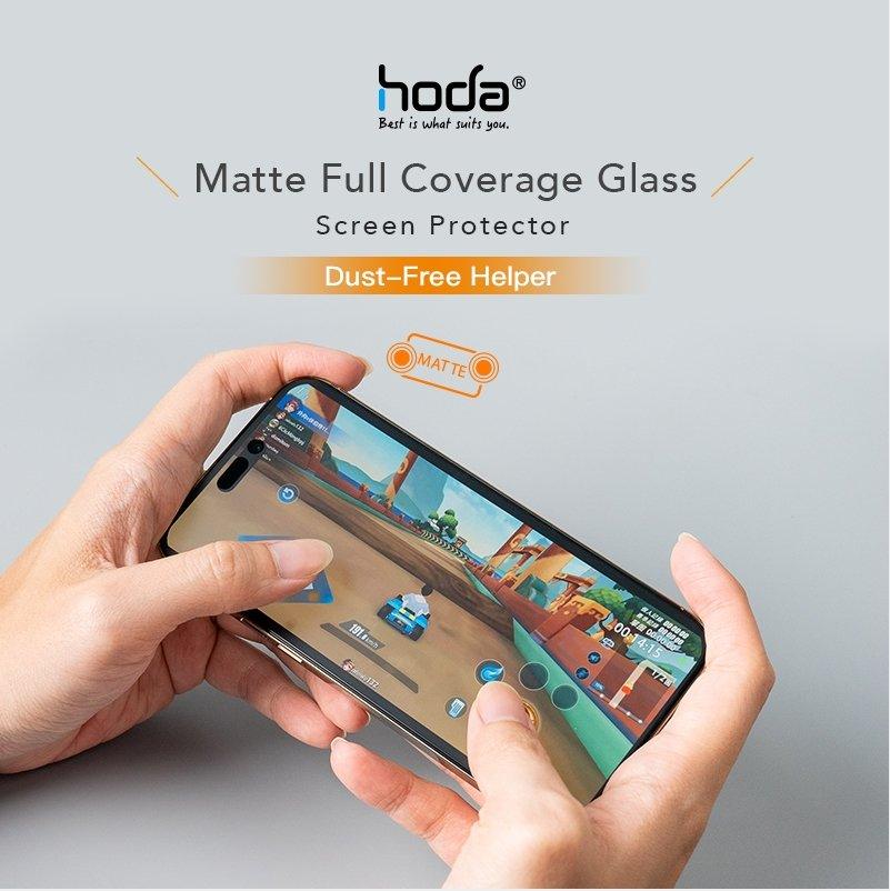 Hoda, Hoda Anti-Glare (Matte) Glass Screen Protector with Dust-Free Helper for iPhone 14 Series