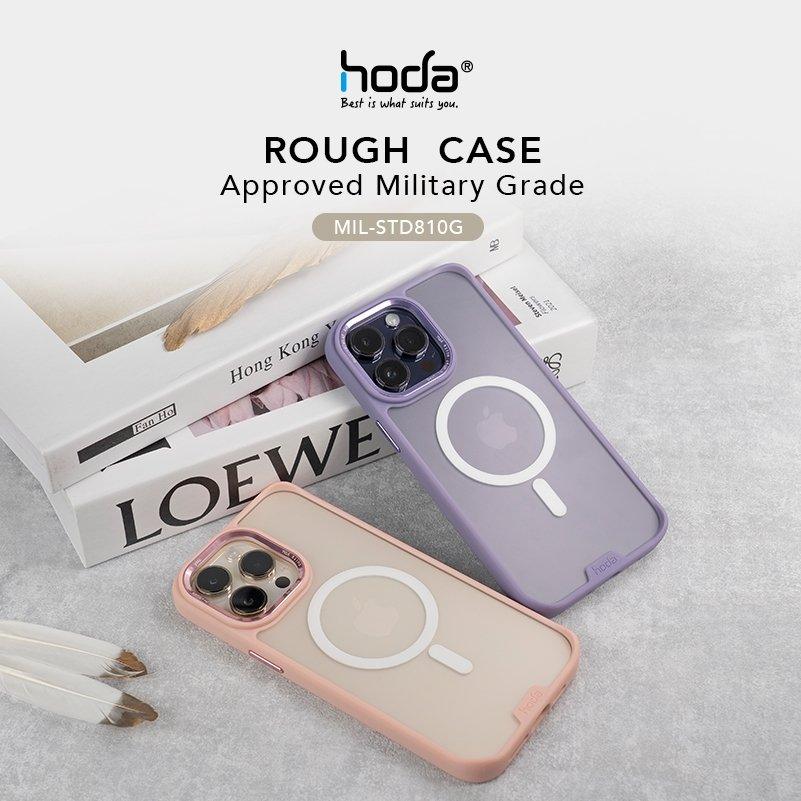 Hoda, Hoda Rough Case Military Standard Compatible for iPhone 14 Series - Black