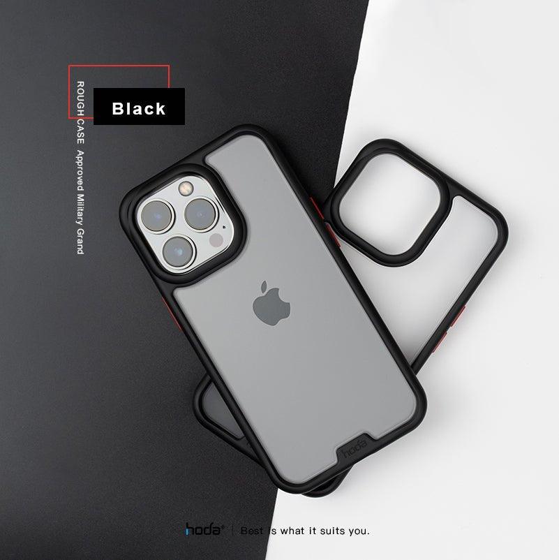 Hoda, Hoda Rough Case Military Standard for iPhone 13 Series - Black