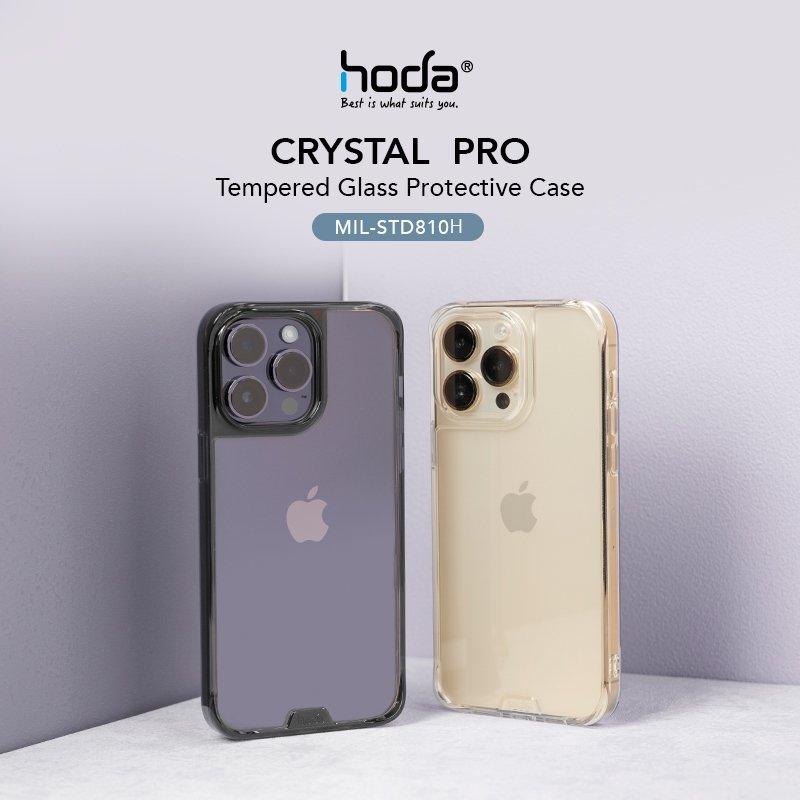 Hoda, Hoda Rough Case Military Standard for iPhone 14 Series - Clear Black