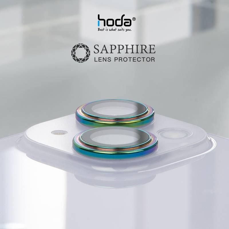 Hoda, Hoda Sapphire Lens Protector with Helper for iPhone 15 /15 Plus (2pcs)