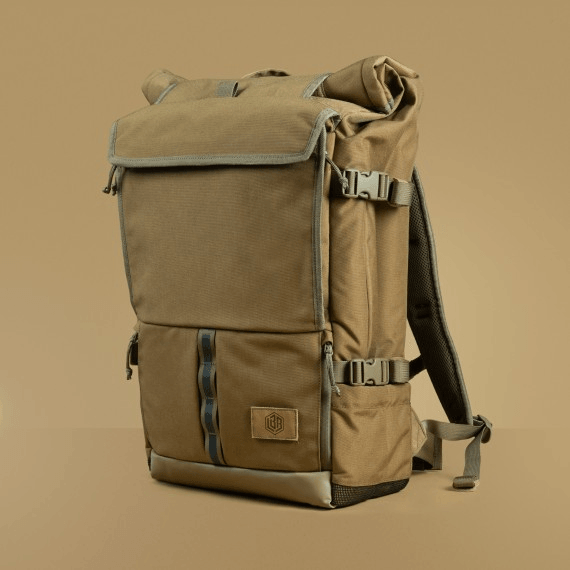 Life Behind Bars, Life Behind Bars The Peloton 30-42L Rolltop Backpack - Desert