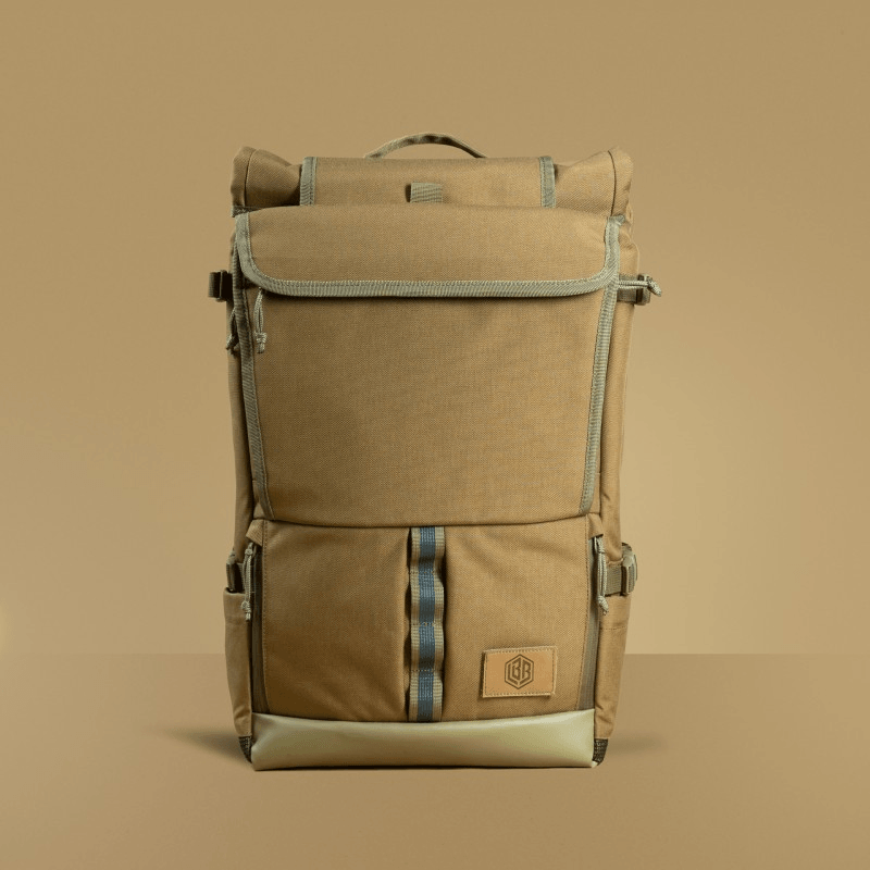 Life Behind Bars, Life Behind Bars The Peloton (S) 24-34L Rolltop Backpack - Desert