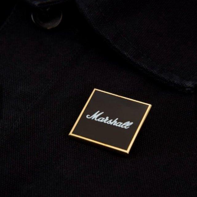 Marshall, Marshall Enamel Pin Badge Square