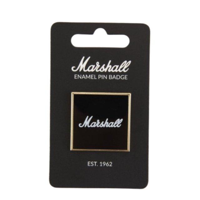 Marshall, Marshall Enamel Pin Badge Square