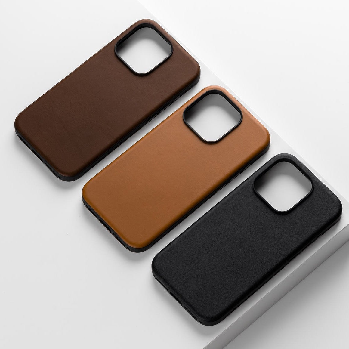 Nomad, Modern Leather Case for iPhone 15 Series