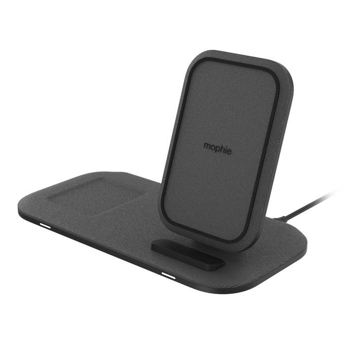 Mophie, Mophie Wireless Charging Stand+ Black-UK (2 in1 BYO)