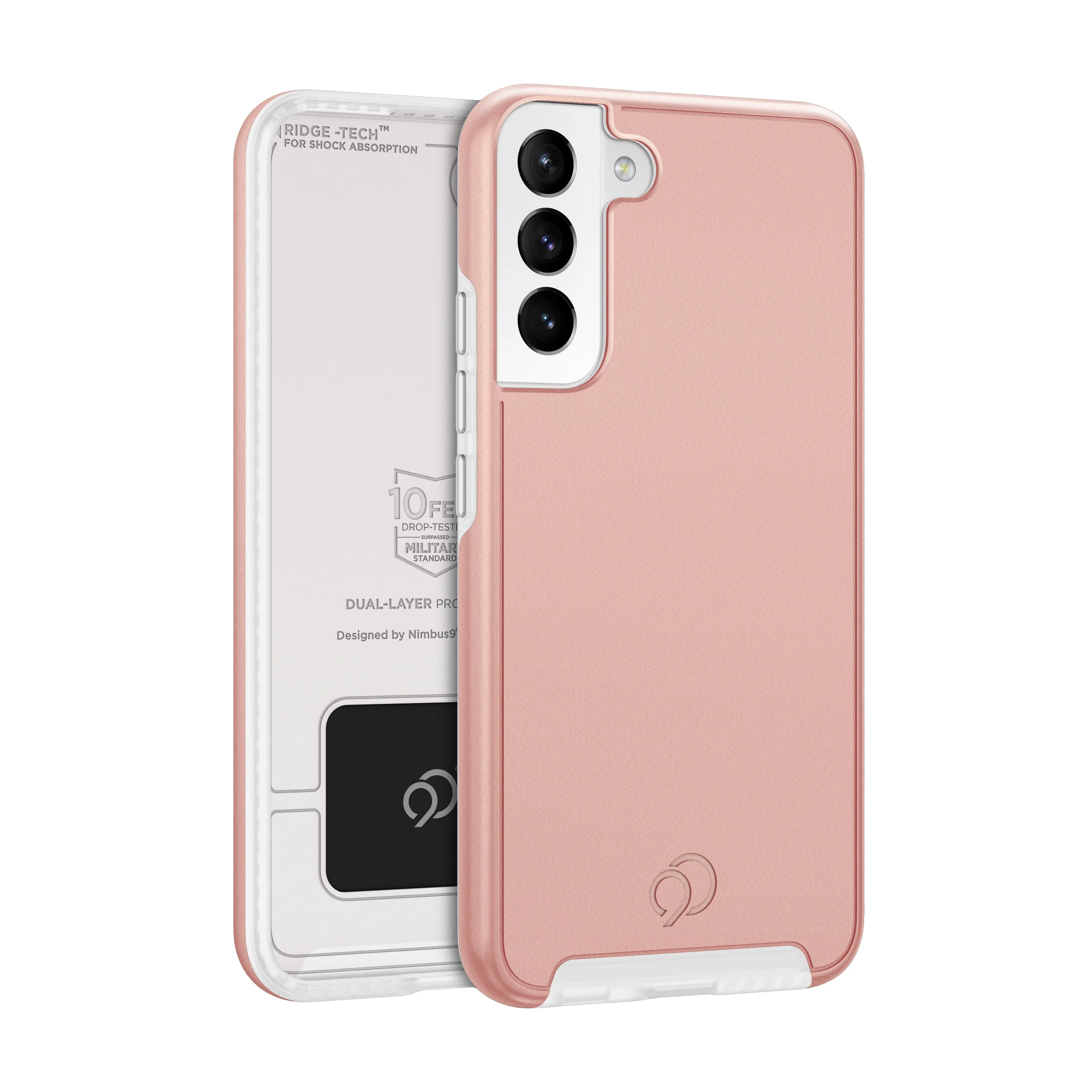 Nimbus9, Nimbus9 Cirrus 2 Galaxy S22 Case - Rose Gold