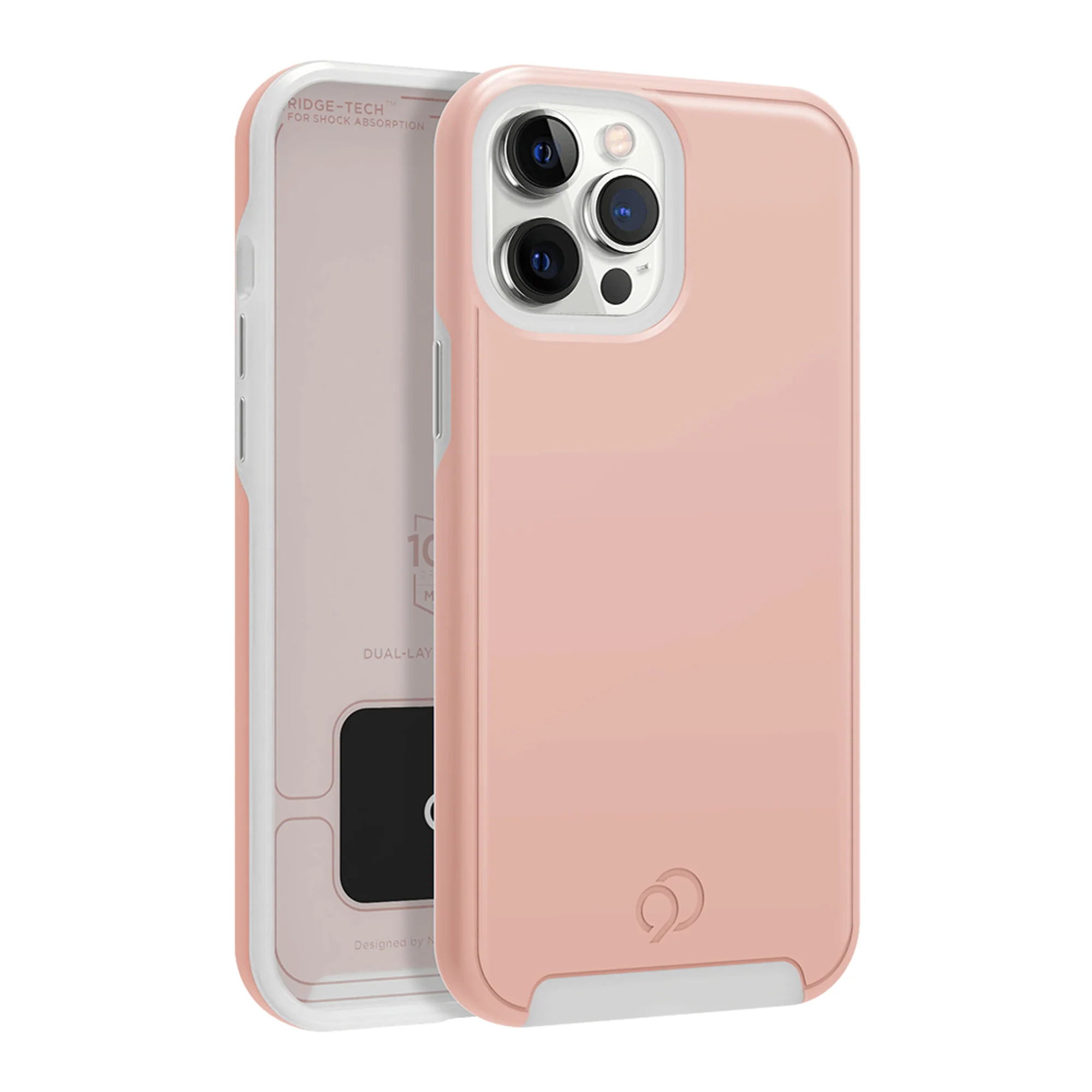 Nimbus9, Nimbus9 Cirrus 2 iPhone 13 Pro Max / 12 Pro Max Case - Rose Gold