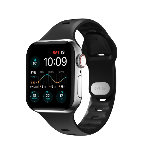 Nomad, Nomad Sport Slim Band compatible for all Apple Watch Series (41/40/38mm) - Black