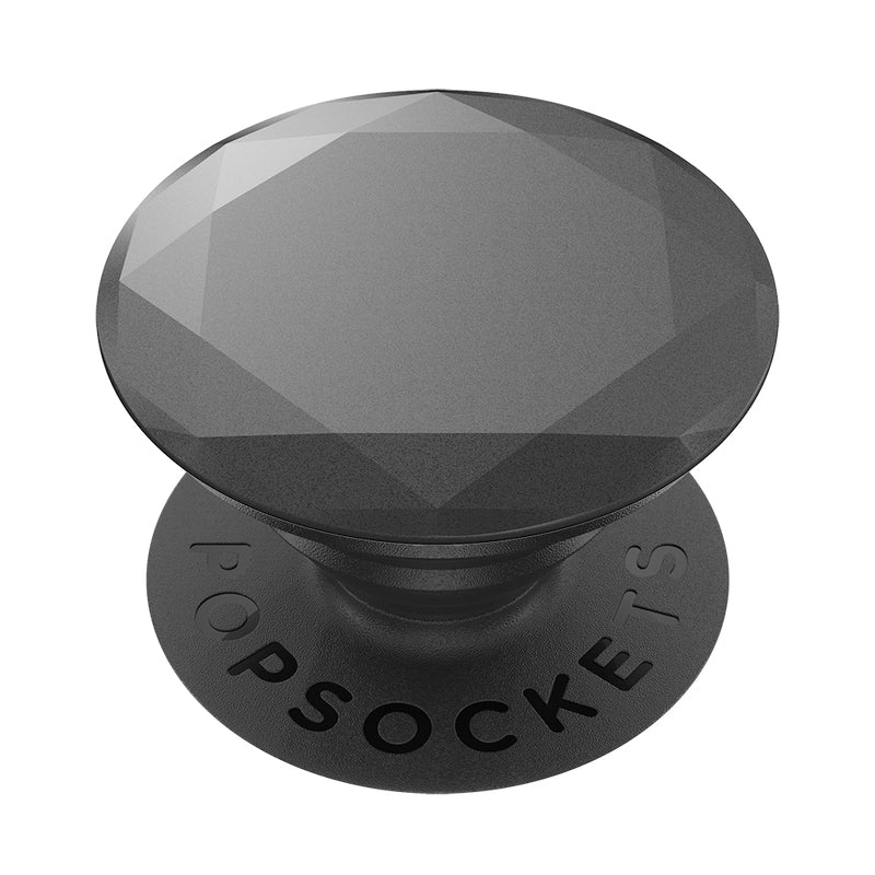 Popsockets, PopSockets Metallic Diamond PopGrip Phone Grip & Stand - Black