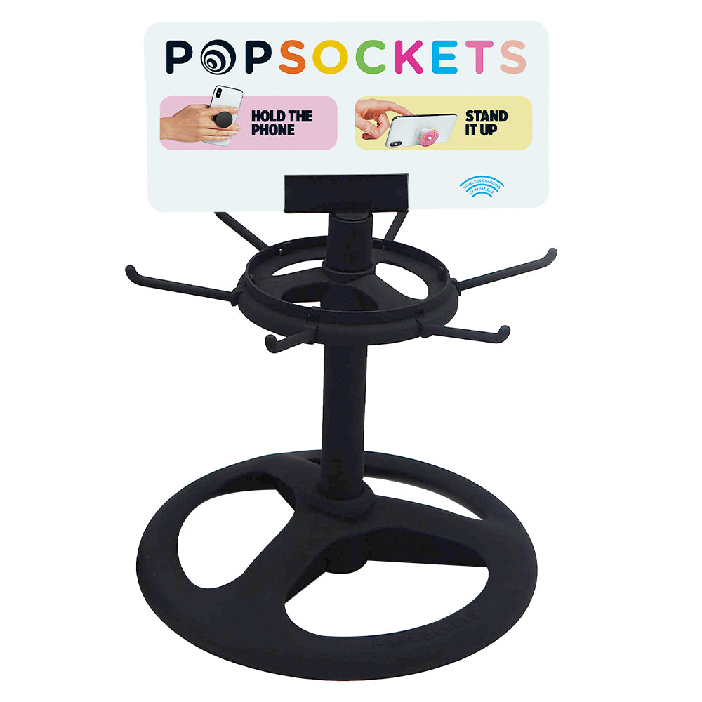 Popsockets, PopSockets - One-Tier Spinner Display 36 units - Black