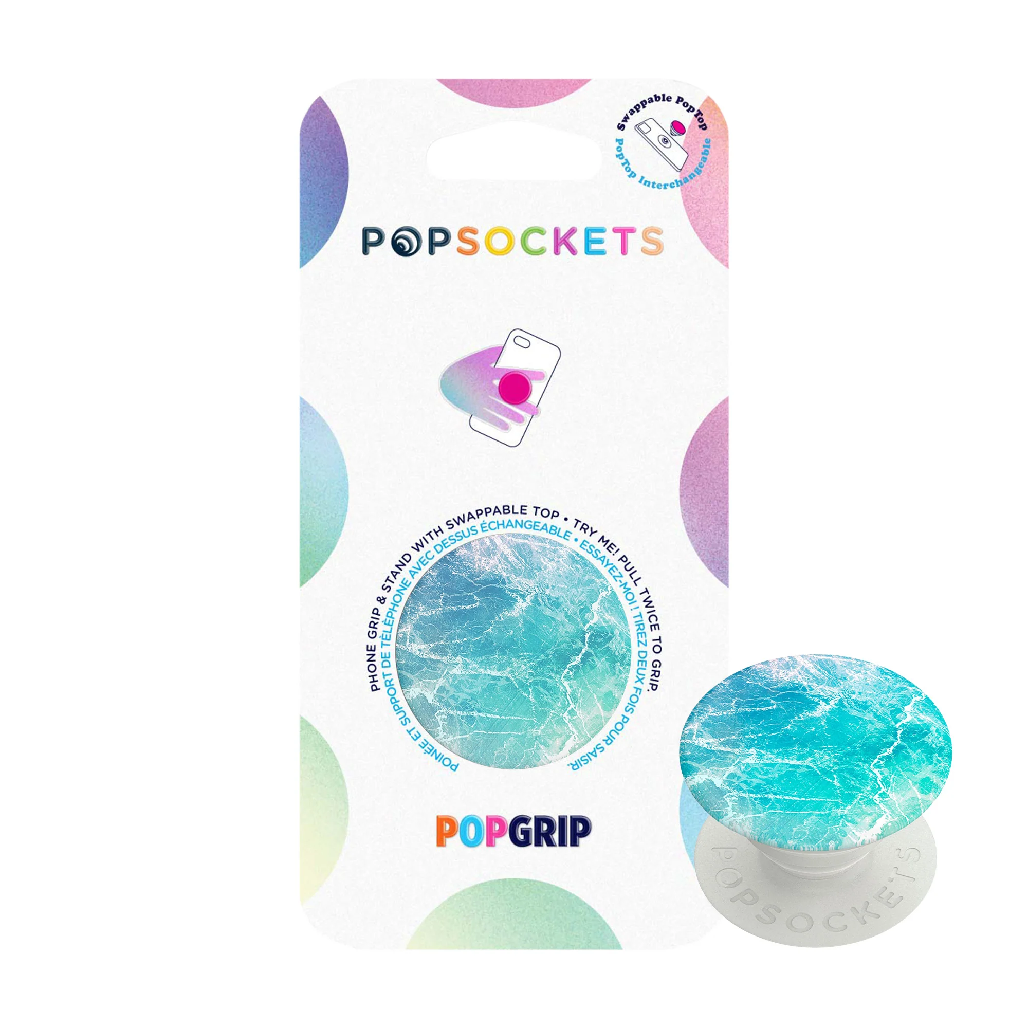 Popsockets, PopSockets Phone and Tablet Swappable PopGrip - Ocean View