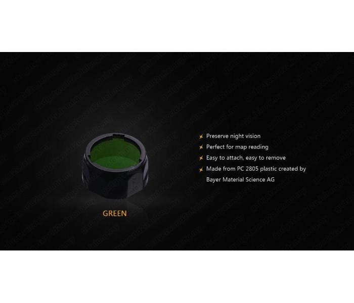 Fenix, (Promo) Fenix AOF-S+ Filter Adapter for PD35/UC40/PD12 - Green