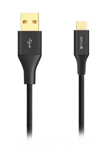 Mazer, (Promo) Mazer ALU.DURA.TEK USB-A to USB-C Cable 3.1A 1.2m - Black