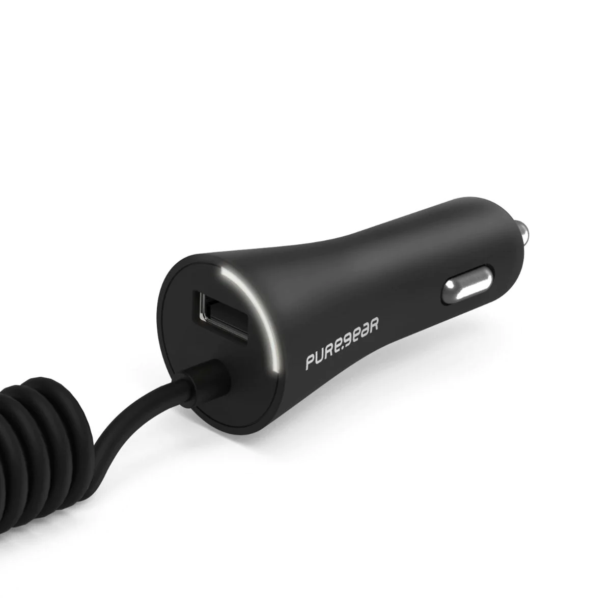 Puregear, PureGear 24W USB-A/Micro Car Charger Bundle - Black