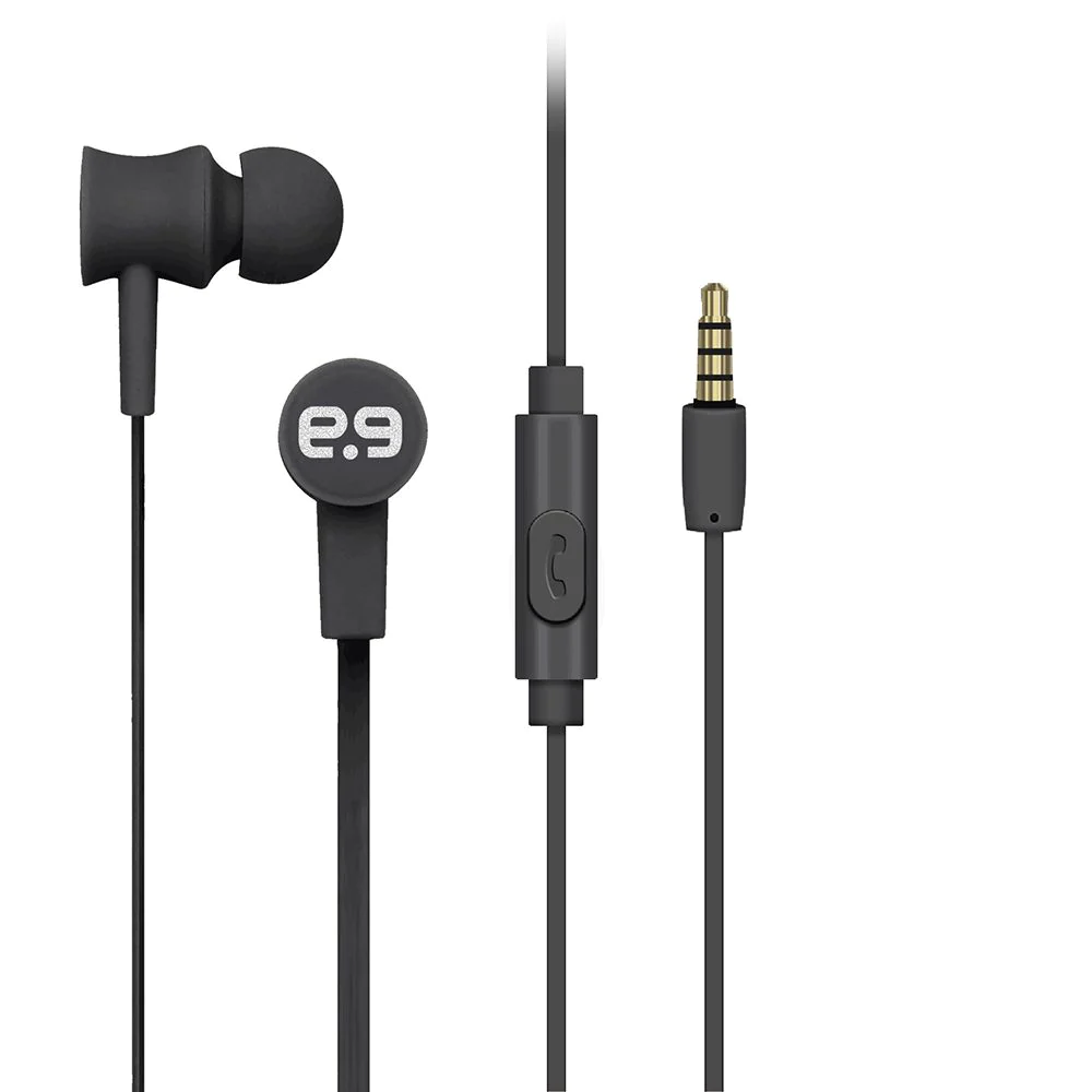 Puregear, PureGear PureBoom Aux Corded EarBuds - Black