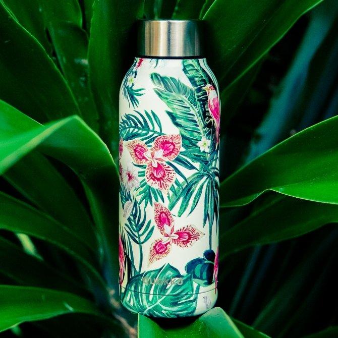 Quokka, Quokka Stainless Steel Bottle Solid Series 510ml - Jungle Flora