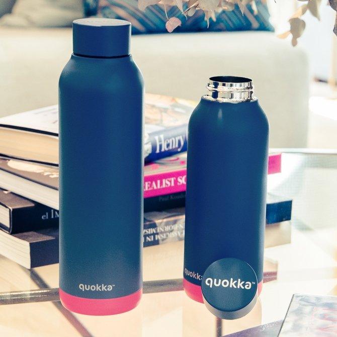 Quokka, Quokka Stainless Steel Bottle Solid Series 630ml - Pink Vibe