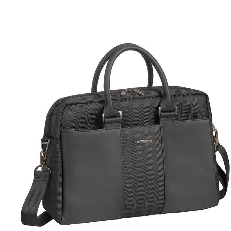 Rivacase, Rivacase Narita Laptop Business Attache Briefcase 15.6" - Black