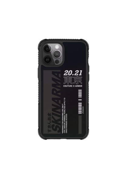 Skinarma, Skinarma Apple iPhone 12/12 Pro Case - Garasu Black