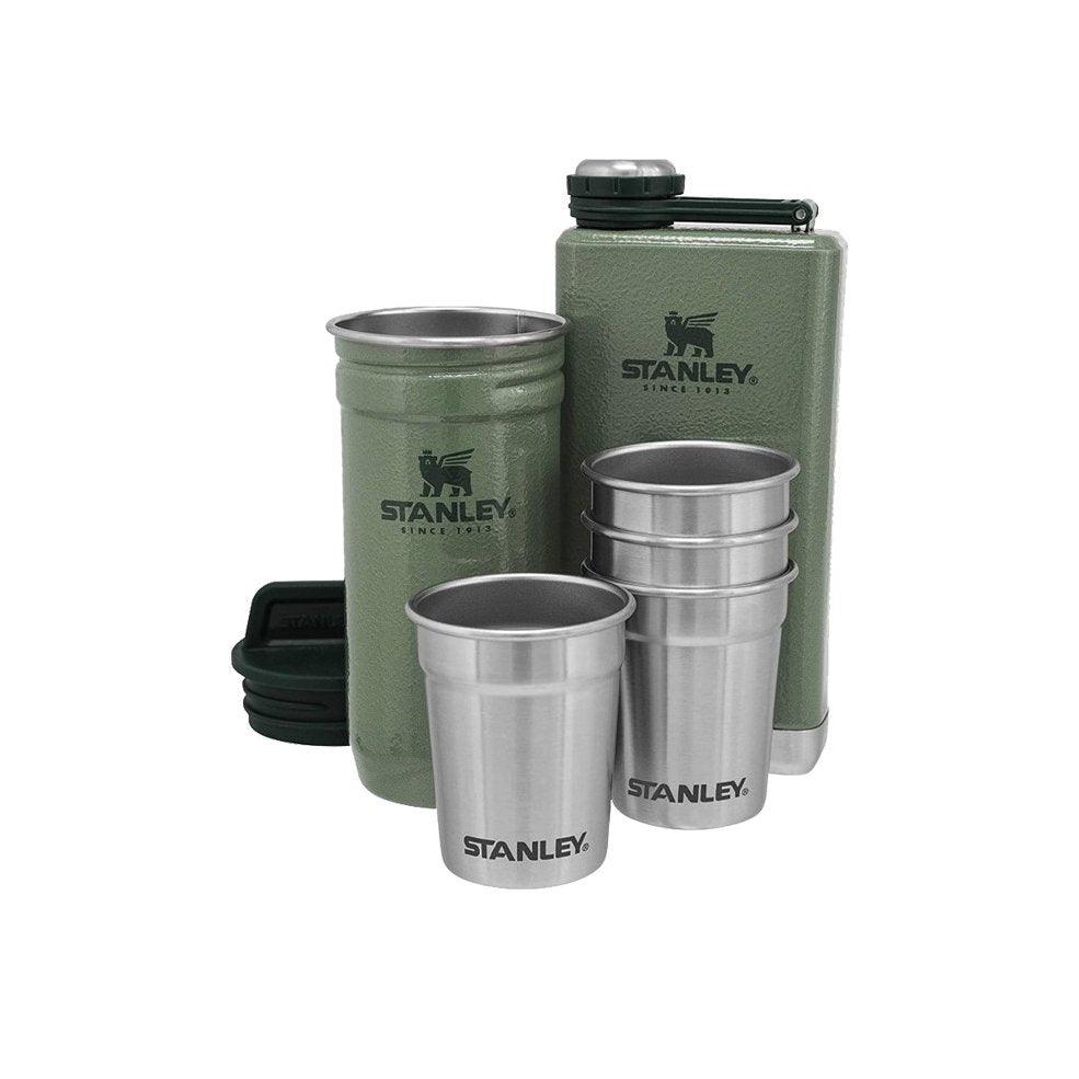 STANLEY, Stanley Adventure Shot Glass set + Flask - Hammertone Green