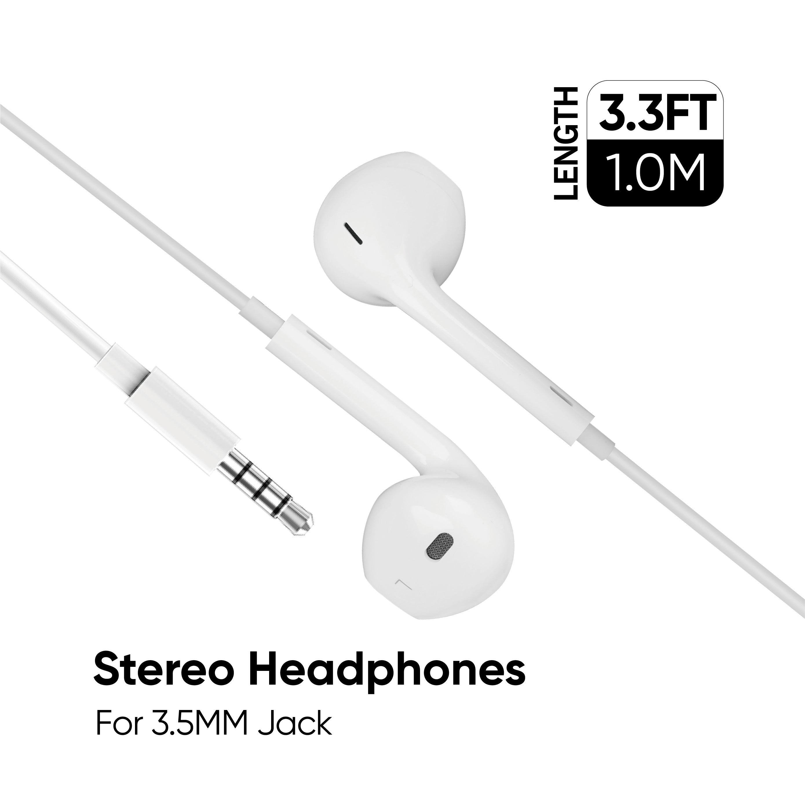 HRWireless, Stereo Handsfree Headphones For 3.5mm Jack