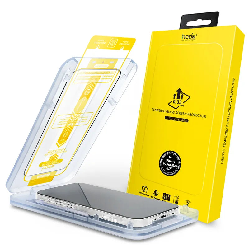 Hoda, Tempered Glass Screen Protector for iPhone 15 Pro/Pro Max