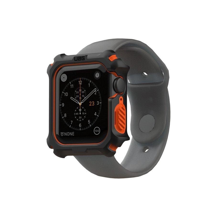 UAG, UAG Watch Case 44mm for Apple Watch (Series 4 & 5) - Black/Orange