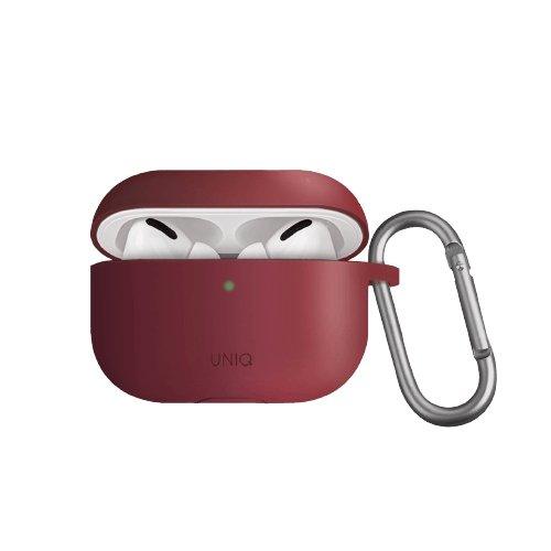 UNIQ, UNIQ Vencer Apple AirPods Pro Silicone Hang Case - Maroon