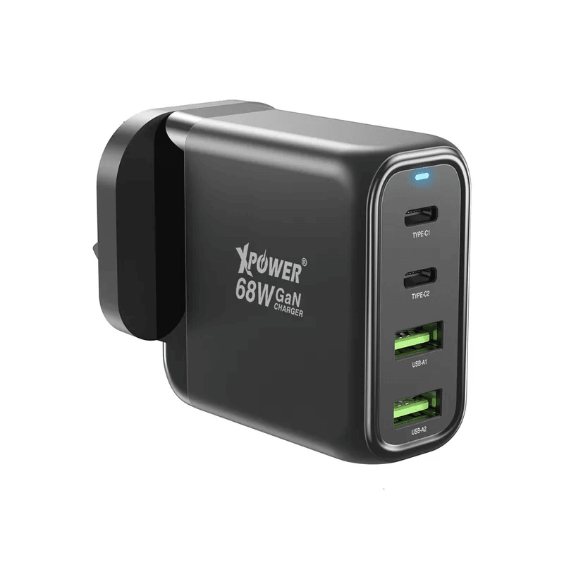 Xpower, XPower Wall Charger 68W PD/PPS Mini GaN GW68 - Black