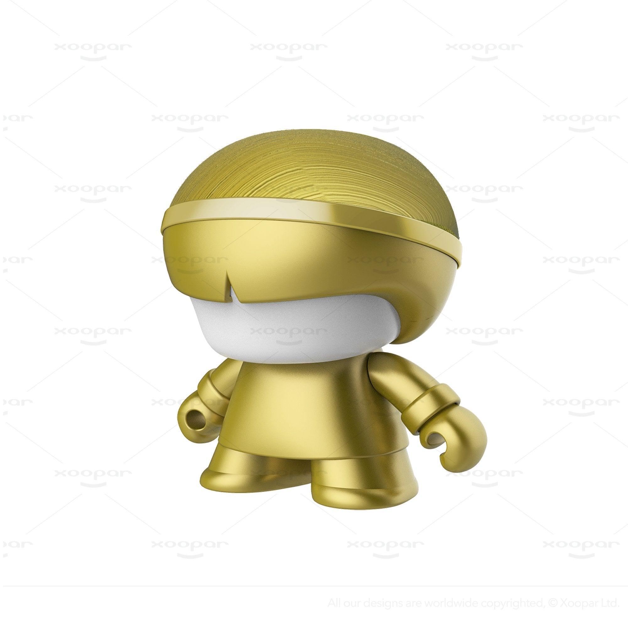 Xoopar, Xoopar Boy Mini 3W Wireless Art Toy speaker Metallic Edition - Gold