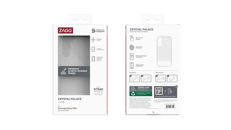 ZAGG, ZAGG Cases Crystal Palace Samsung S23+ - Clear