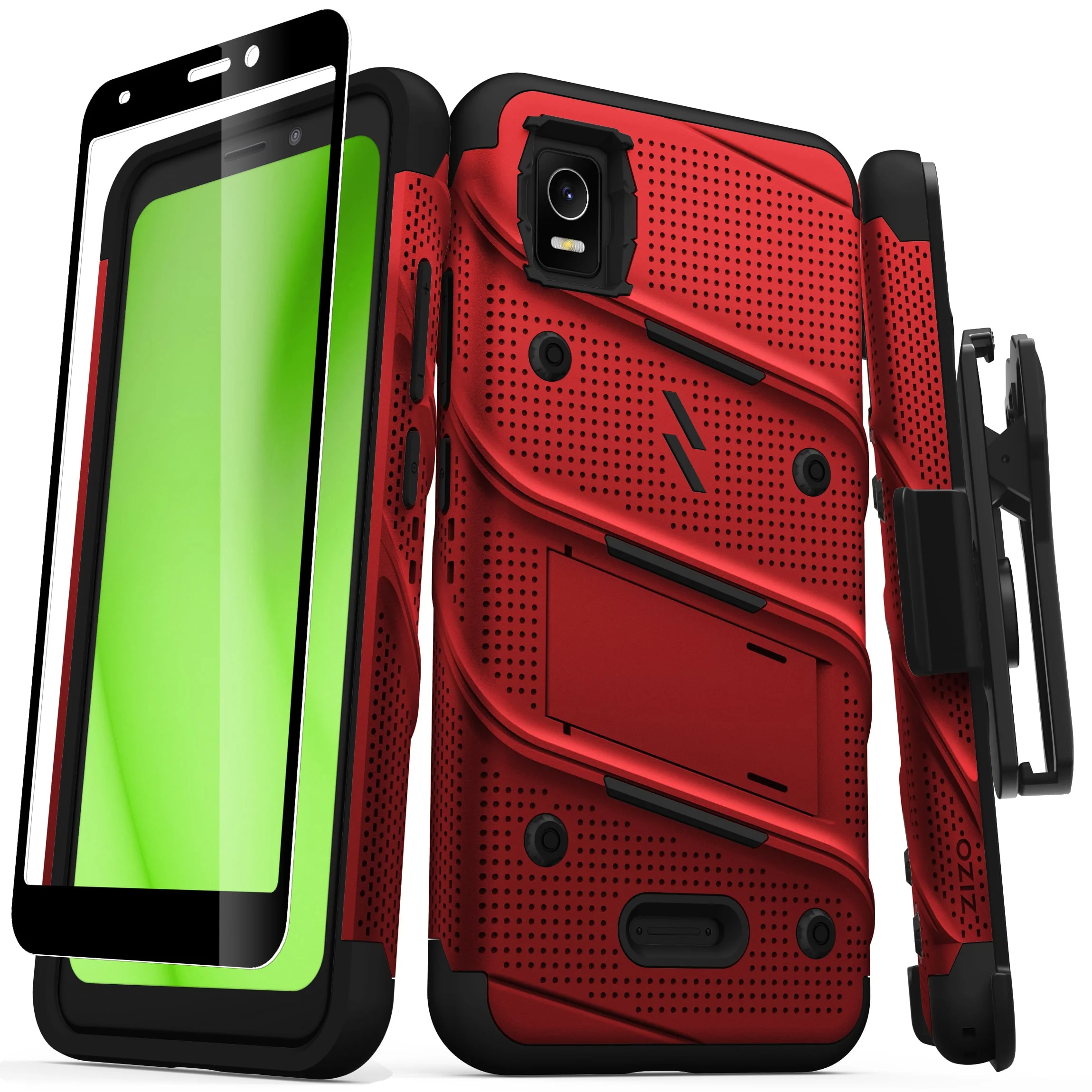 Zizo, ZIZO BOLT Bundle Cricket Debut Smart Case - Red