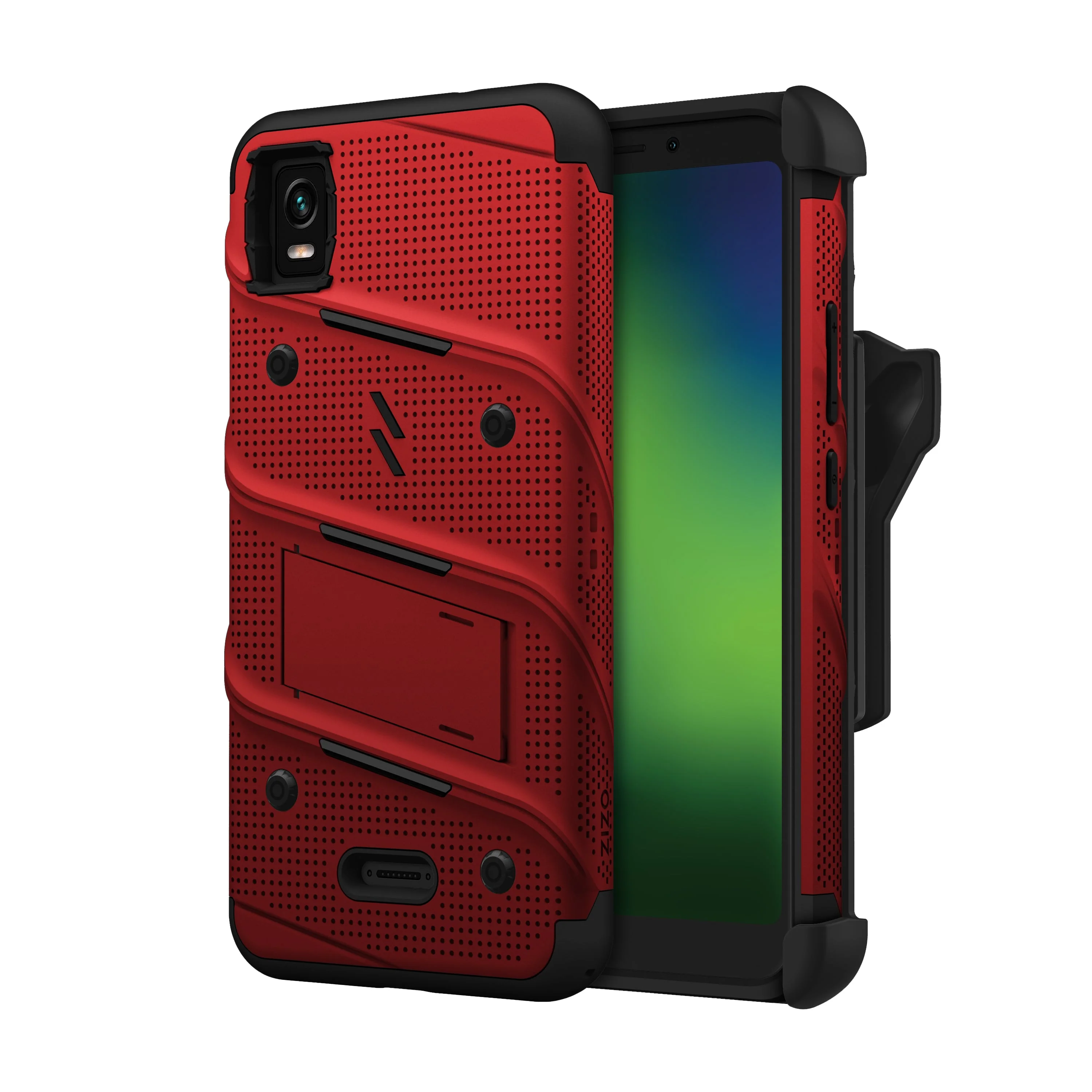 Zizo, ZIZO BOLT Bundle Cricket Vision Plus Case - Red