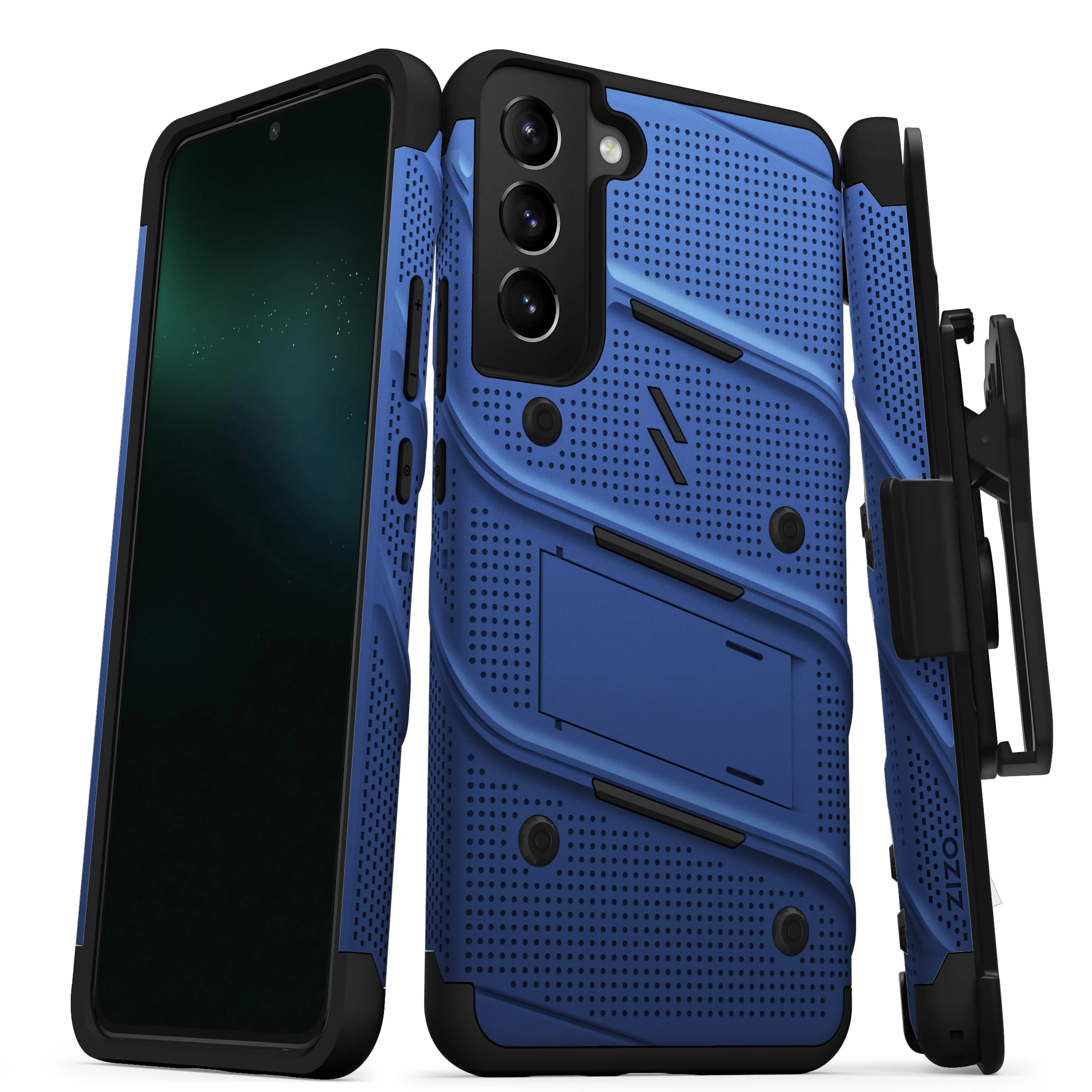 Zizo, ZIZO BOLT Bundle Galaxy S22 Plus Case - Blue