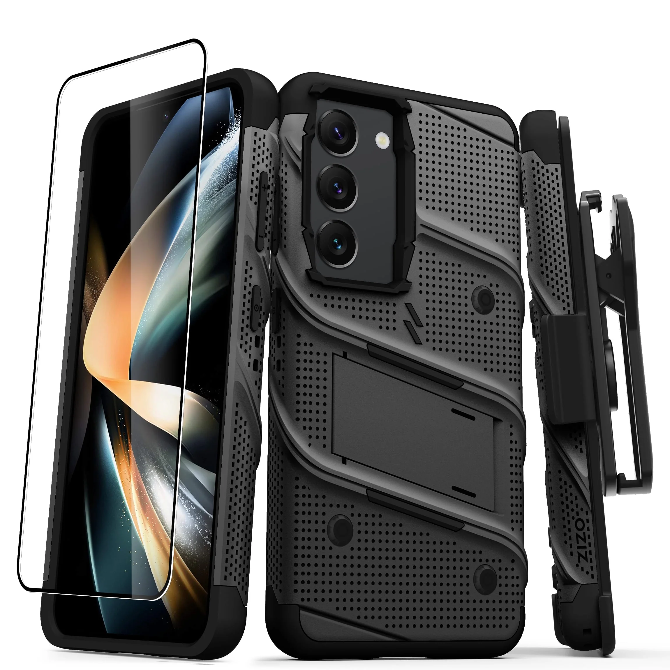 Zizo, ZIZO BOLT Bundle Galaxy S23 Case - Black